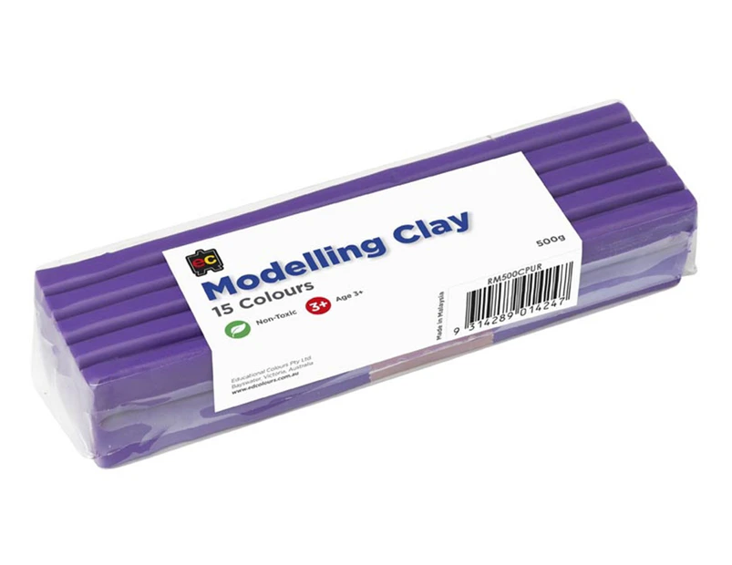 Educational Colours Modelling Clay 500g - Purple Cello Wrapped