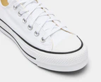 Converse Women's Chuck Taylor All Star Lift Low Top Platform Sneakers - White
