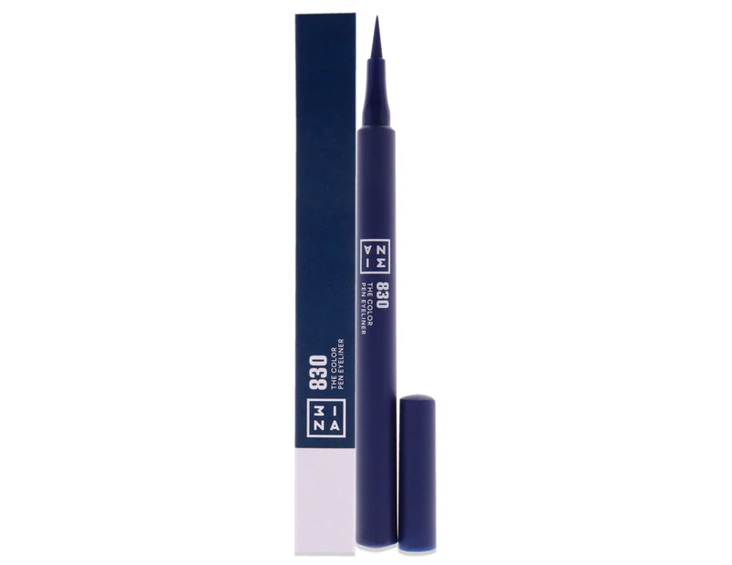 3Ina The Color Pen Eyeliner - 830 Navy blue FOR Women 0.034 oz Eyeliner