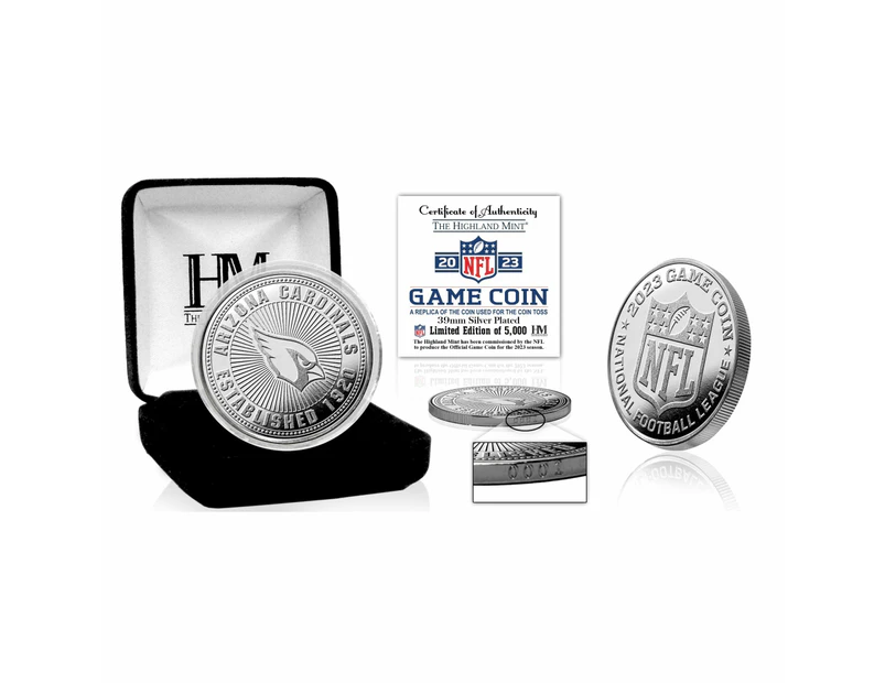 NFL Arizona Cardinals 2023 Game Coin (39mm) silver - Silver
