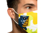 Addicted Camo Shield AD Face Mask AC127 Yellow