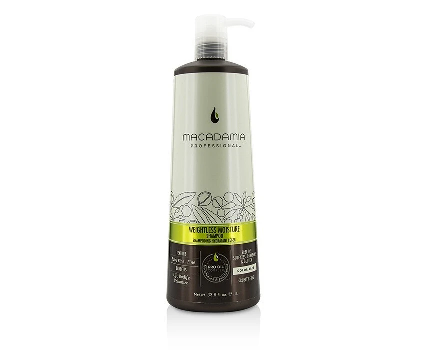 Macadamia Natural Oil Professional Weightless Repair Shampoo (Baby Fine to Fine Textures) 1000ml