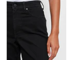 Target Frankie Wide Leg High Rise Full Length Denim Jeans - Black
