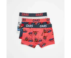 Disney Cars Boys Trunks 3 Pack Underwear Gift Set - Multi