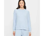 Target Sleep Cosy Rib Knit Top - Blue