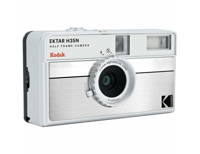 Kodak Ektar H35N Half Frame Camera - Striped Silver