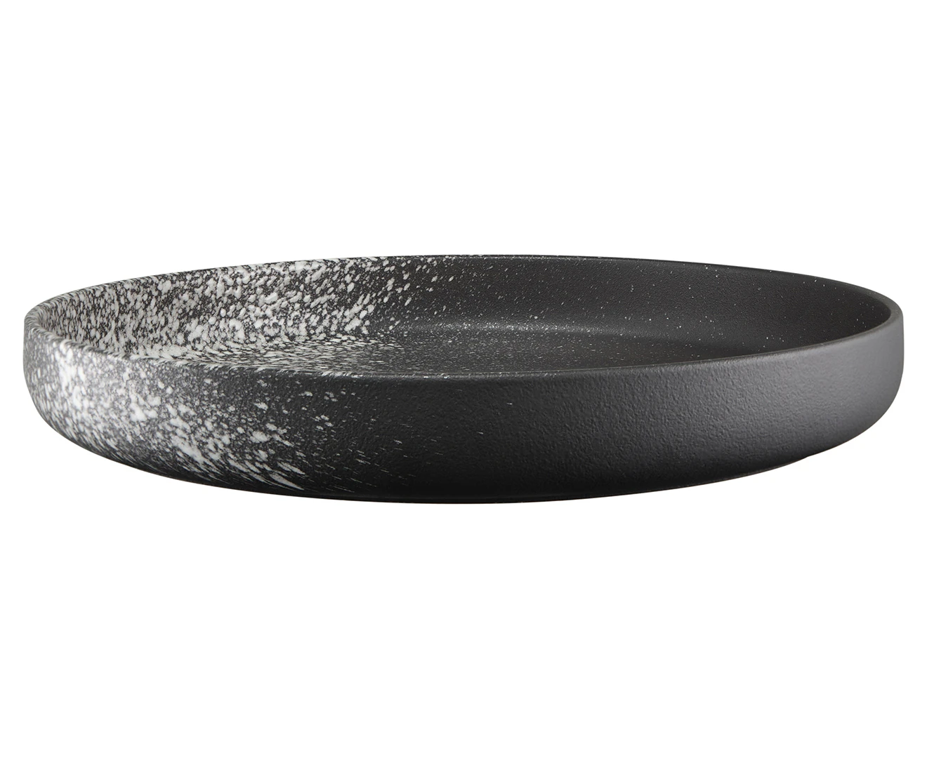 Maxwell & Williams 33cm Caviar Galaxy High Rim Platter - Black/White