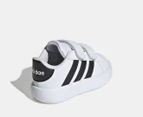 Adidas Toddler Grand Court 2.0 Sneakers - Core White/Core Black