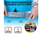 Handy Hardware 24PCE 15m PVC Silver Protective Cloth Tape Heat Resistant - Silver