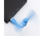 Mini USB Fan Cooling Cooler Portable Flexible Detachable for PowerBank/PC/Laptop - Black