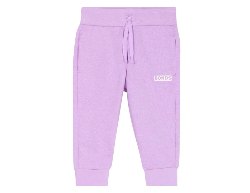 Bonds Baby Tech Sweats Trackies / Tracksuit Pants - Purple Pansy
