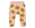 Bonds Baby Stretchies Leggings / Tights - Sleepy Sunflowers/Pink