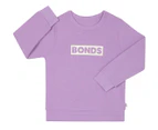 Bonds Toddler/Kids' Tech Sweats Pullover - Purple Pansy
