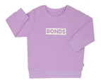 Bonds Baby Tech Sweats Pullover - Purple Pansy