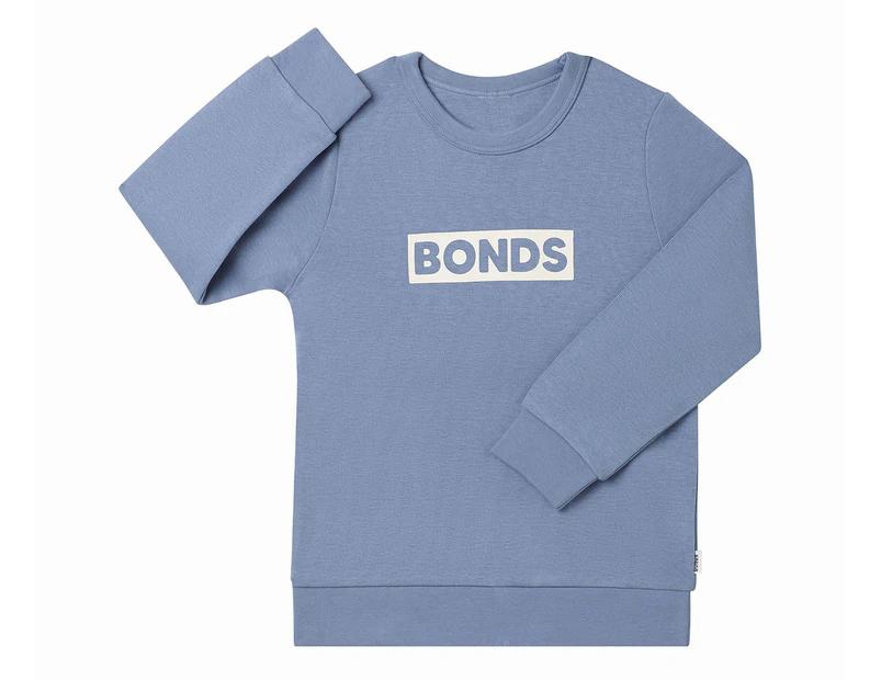 Bonds Toddler/Kids' Tech Sweats Pullover - Mountain Blue