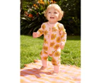 Bonds Baby Zip Wondersuit - Sleepy Sunflowers/Pink