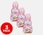 3 x Kinder Surprise Bunny Pink 75g