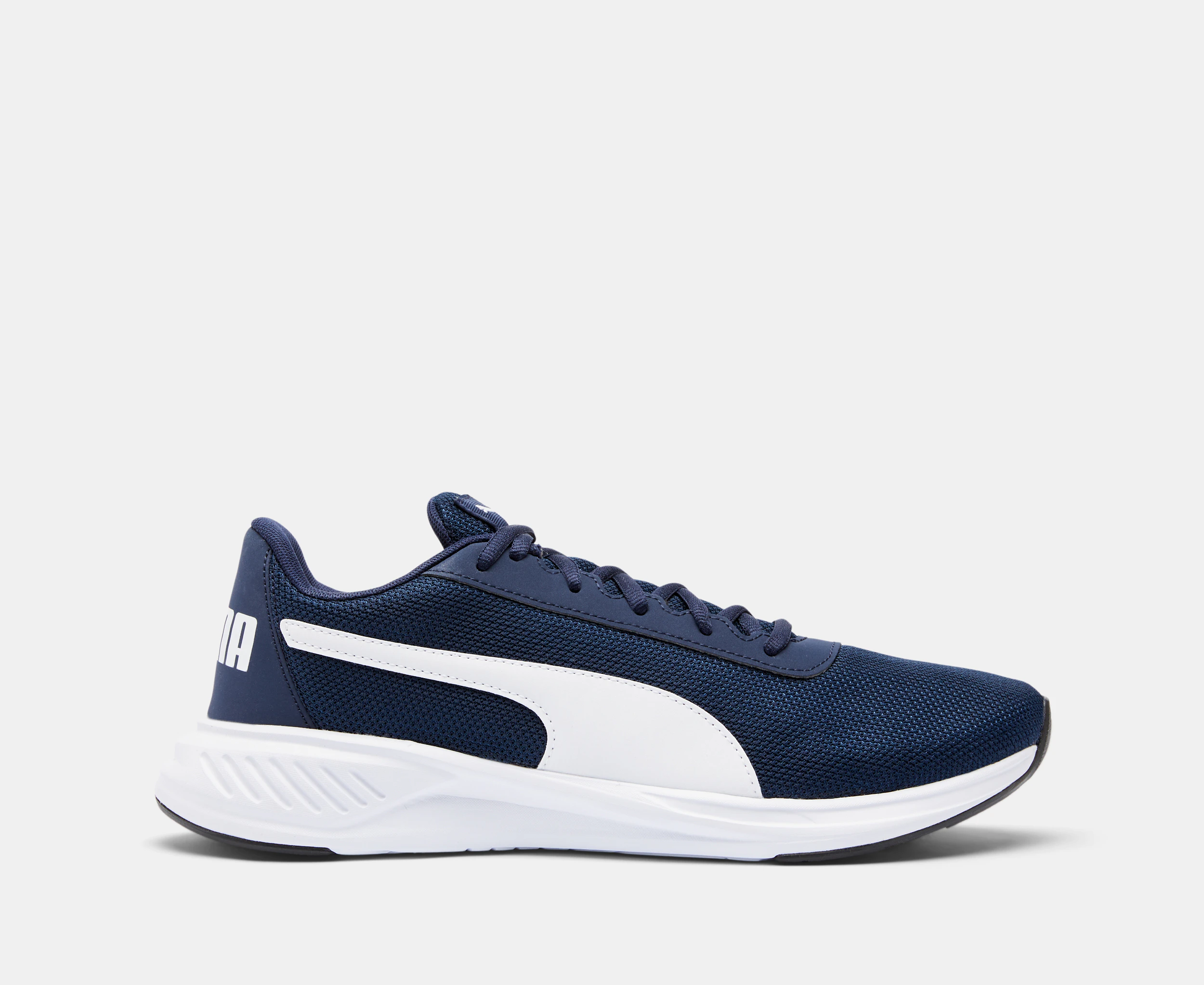 Puma Men's Night Runner V2 Running Shoes - Navy/White