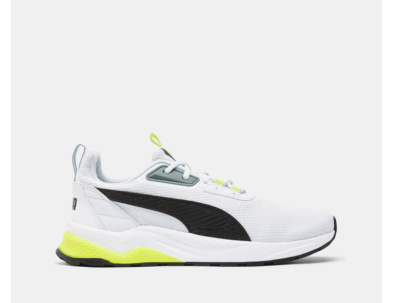 Puma Men's Anzarun 2.0 Formstrip Running Shoes - Silver Mist/Black/White/Lime Power