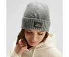 Kathmandu Badge Beanie  Women's - Grey Light Grey Marle