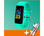 Bluetooth Kids Waterproof Fit Fitness Tracker Smart Watch Sports Heart Rate & Blood Pressure Monitor Band Bracelet (fitbit Style) - Purple