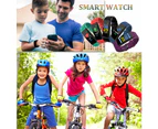 Bluetooth Kids Waterproof Fit Fitness Tracker Smart Watch Sports Heart Rate & Blood Pressure Monitor Band Bracelet (fitbit Style) - Purple