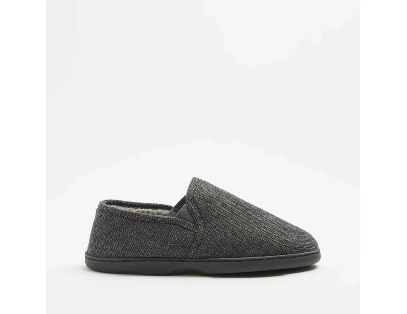 Target Mens Slippers - Dax - Grey