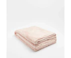 Target Micro Faux Mink Blanket - Pink