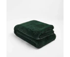 Target Huxley Faux Fur Throw - Green