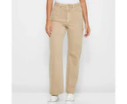 Mid Rise Carpenter Jeans - Lily Loves - Browm