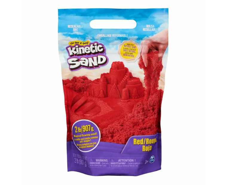 Kinetic Sand 2lb Colour Bag - Red