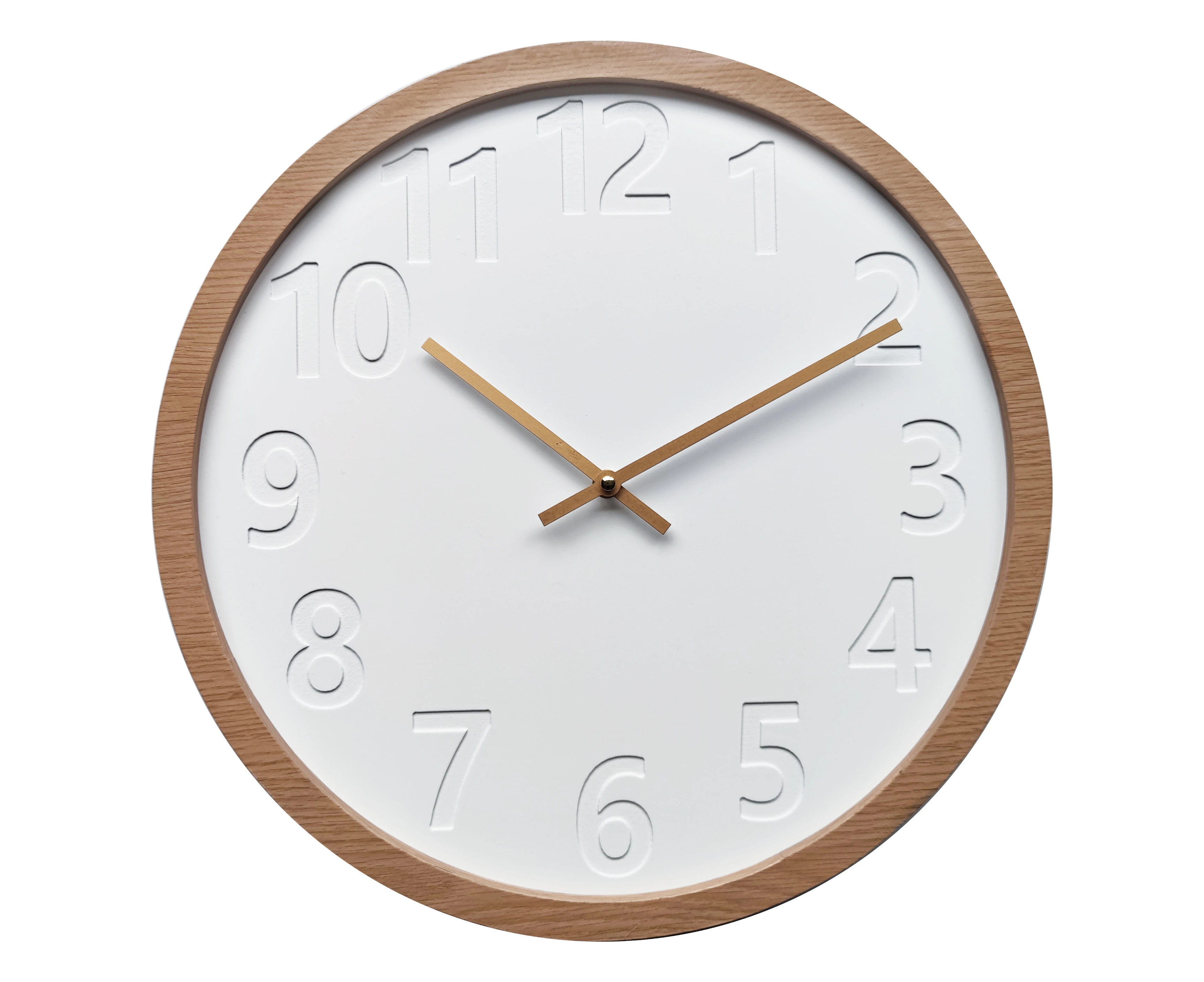 John Wall Clock Round White 42cm