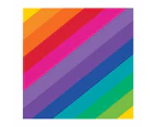 Rainbow Small Napkins / Serviettes (Pack of 16)