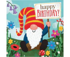 Party Gnomes Happy Birthday Large Paper Napkins / Serviettes (Pack of 16)