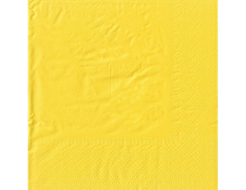 Yellow Sunshine Dinner Napkins / Serviettes (Pack of 40)