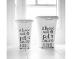 Moderna 'Pet Wisdom' Container, Pet Food Storage Bin on Wheels, 2 Sizes