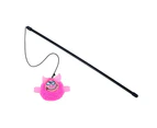 12 x CAT DANGLER WANDS w/ CHANGABLE TOYS Pink Purple Interactive Teaser Play Fun Exercise Play Bonding Mental Stimulation Prevent Boredom