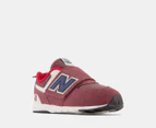 New Balance Toddler Girls' 574 Sneakers - Washed Burgundy/Navy