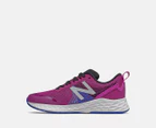 New Balance Youth Girls' Fresh Foam Tempo Running Shoes - Mulberry/Cobalt