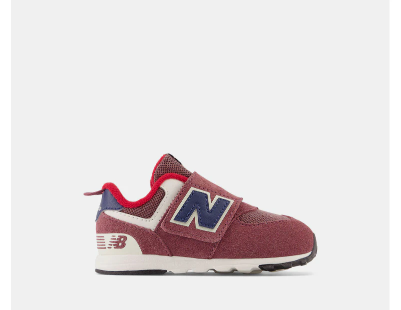 New Balance Toddler Girls' 574 Sneakers - Washed Burgundy/Navy