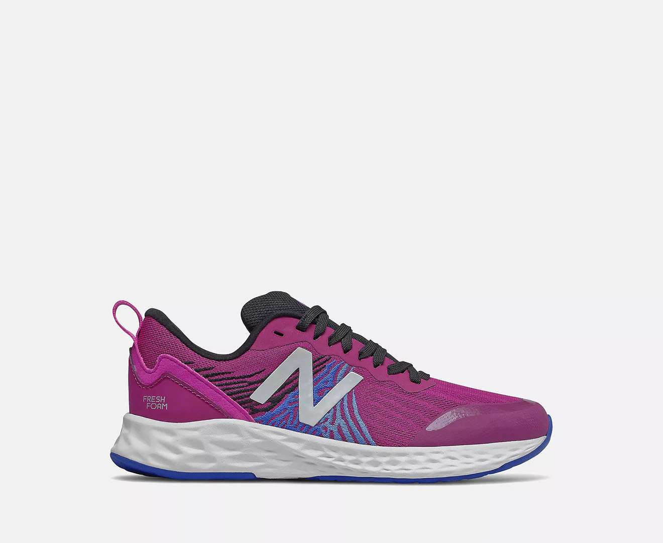 New Balance Youth Girls' Fresh Foam Tempo Running Shoes - Mulberry/Cobalt