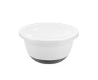 24 x PLASTIC LIDDED MIXING BOWLS with ANTI-SLIP BASE 2.7LT Food Safe 3 Assorted Colours Salad, Soup, Pasta, Meats, Fruit etc. Good for Party, Home Use