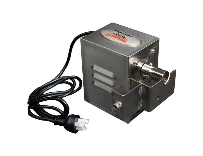 Stainless Steel Spit Rotisserie Motor- 30kg Load 2 year warranty Flaming Coals