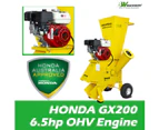 Greatbull 6.5HP Wood Chipper/Mulcher -Honda GX200 Engine(GBD601AH)
