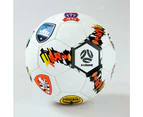 Summit A-League All Teams Soccer/Football Ball Outdoor Sport/Game Size 5 WHT/GRY