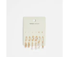 Target 9 Pack Mixed Pearl Earrings