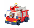 Bluey S10 Firetruck With Figures Kids/Childrens Toy Playset 15x20x11cm 3y+