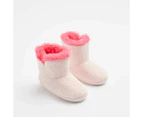 Target Girls Youth Chenille Slipper Boot - Pink