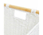 Rectangle Bamboo Handle Basket - Anko