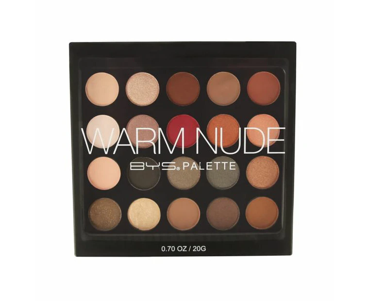 20 Piece Eyeshadow Palette, Warm Nude - BYS